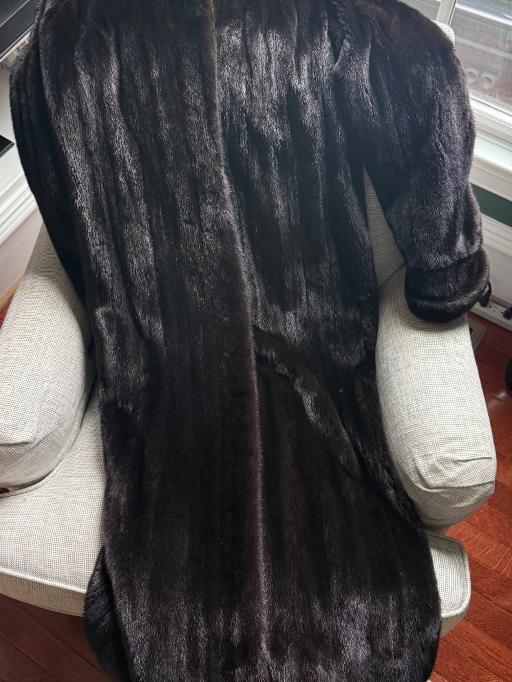 BLACKGLAMA Full Length Mink Coat Size 4